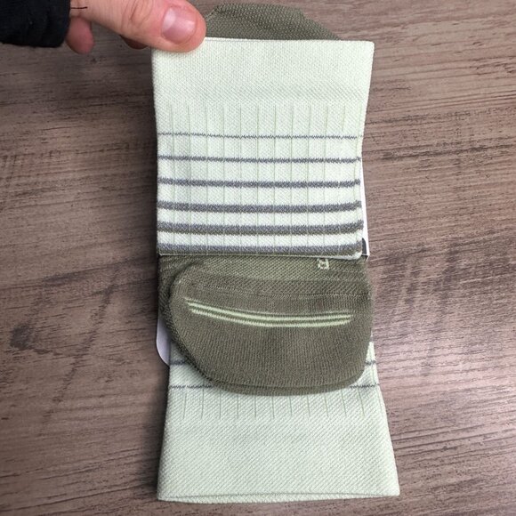 NWT Lululemon Unisex Power Stride Crew Socks *Reflective Size Large (ELIX/BALF) - Picture 9 of 16